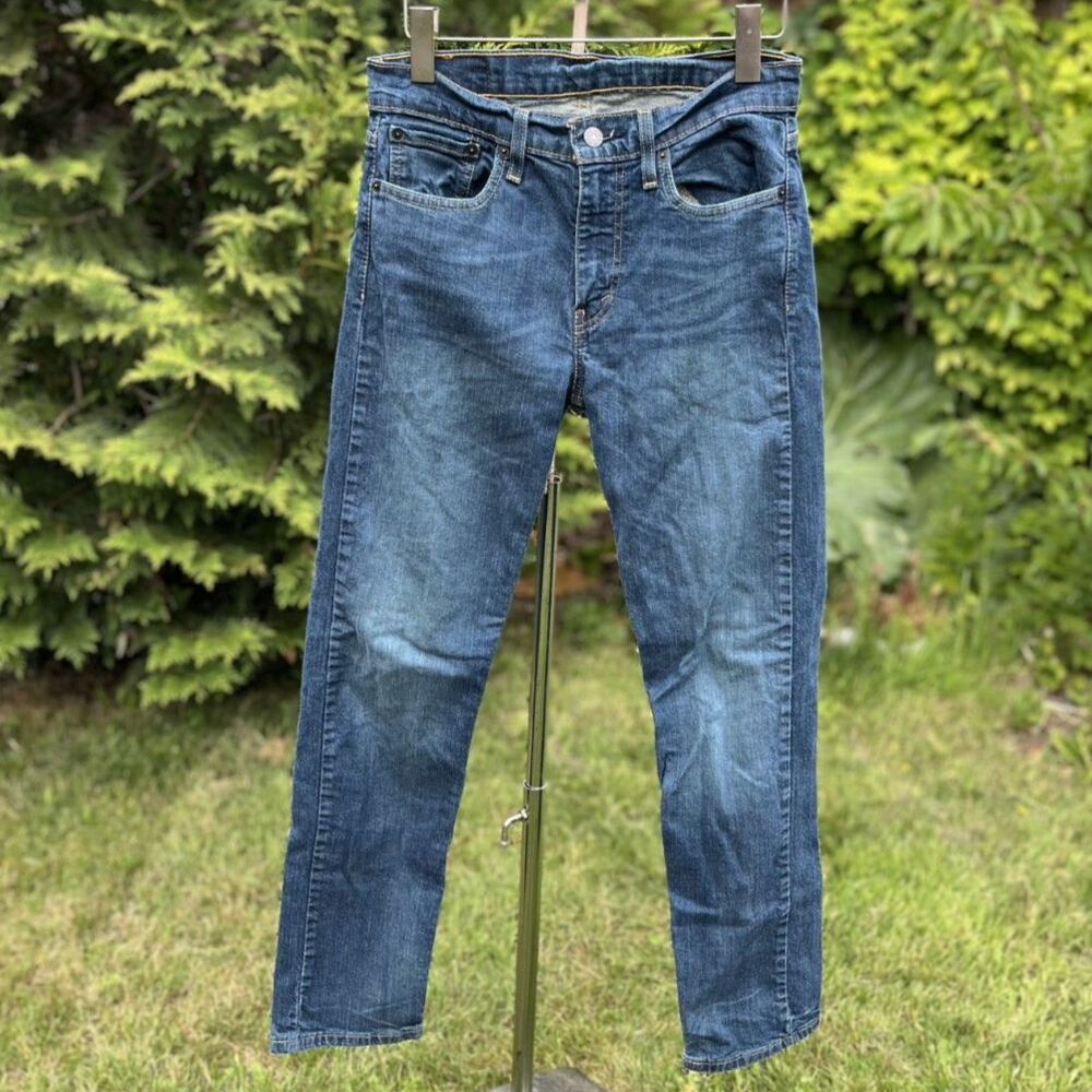 Levi's 502 Slim Taper Jeans Men's 30x32 Dark Wash Stretch Denim 29507-0004